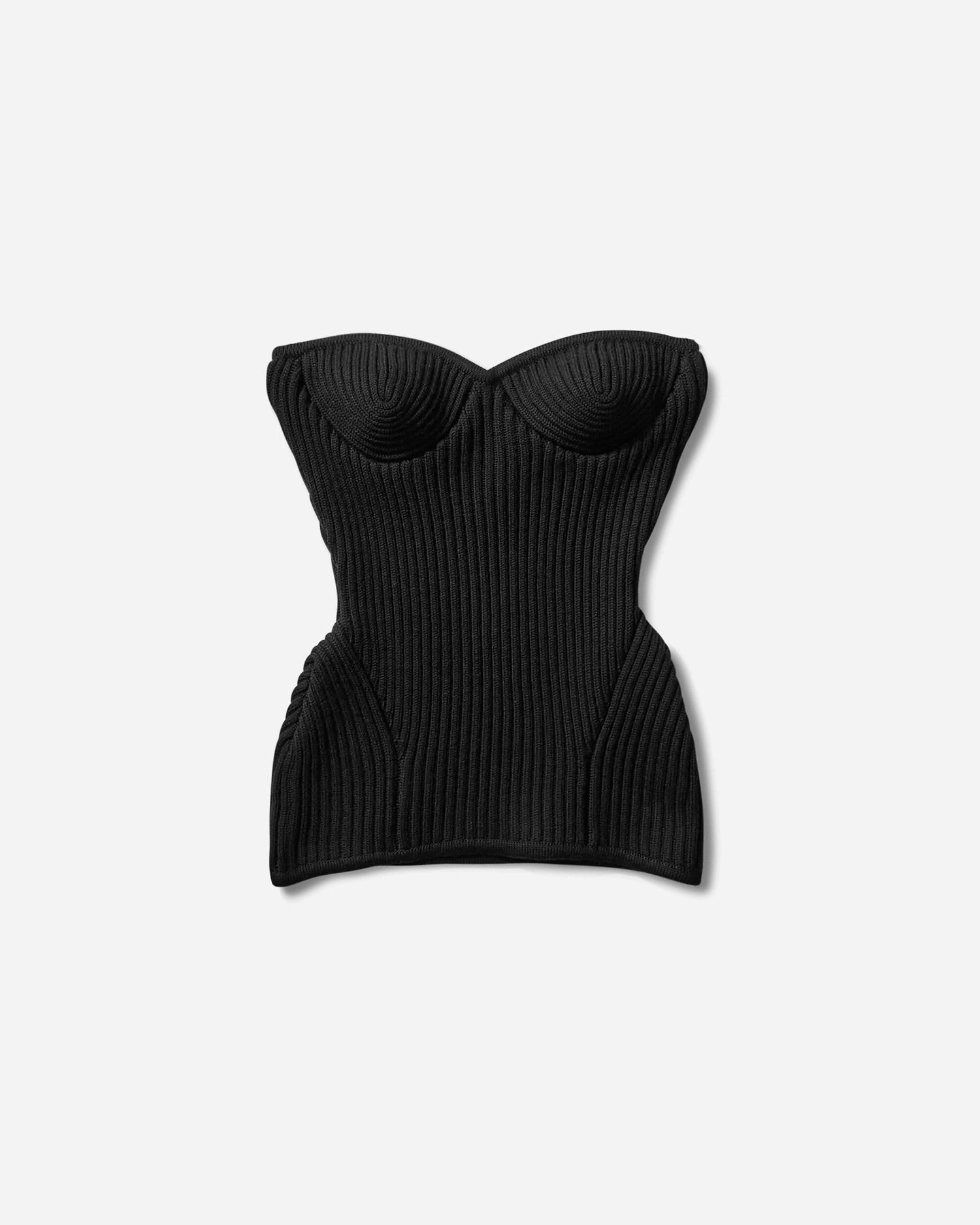 Crop top Jean Paul Gaultier Corset Top Sort | 2503WPO010K001 00, 1