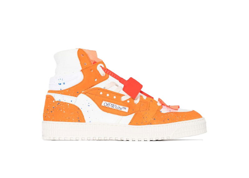 Sneakers og sko Off-White 3.0 Off Court High-Top White Orange Paint Splatter (Women's) Orange | OWIA112G20LEA0010120, 0