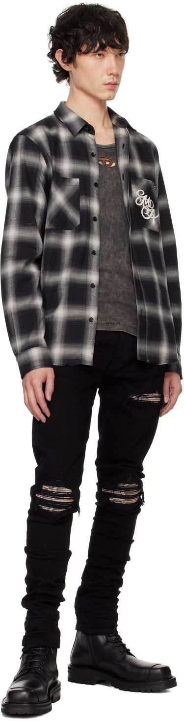Jeans AMIRI AMIRI Snake MX1 Jeans Sort | AMDNSY1076, 3