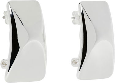 Øreringe Anine Bing ANINE BING Curved Rectangle Earrings Metalisk | A-15-10734-SLV1, 1
