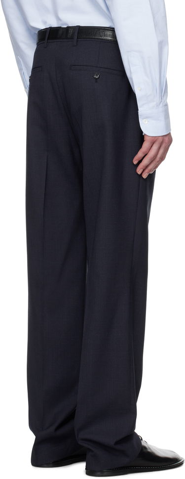 Bukser AMI AMI Paris Straight Fit Trousers Mørkeblå | HTR506.WV0043, 2
