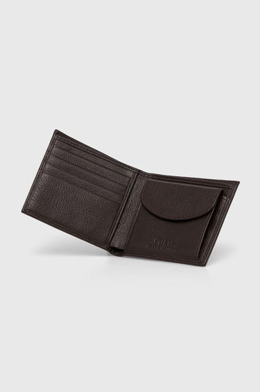 Tegnebog Polo by Ralph Lauren SMOOTH LEATHER C-WALLET Brun | 405914235001=405526127001, 3
