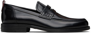 Sneakers og sko BOSS HUGO Leather Loafers with Rubber Sole Sort | 50548591, 0