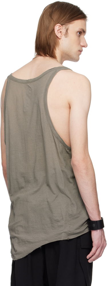 Tanktop Rick Owens Rick Owens Hollywood Low Cut Tank Top Grøn | RR01E5101 UC, 2