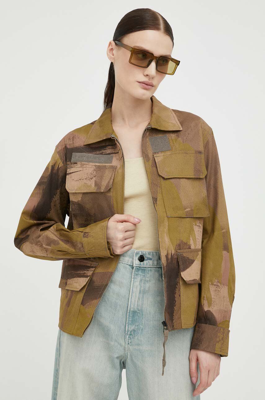 Jakke G-Star Raw OversizeD Jacket Brun | D23014.D386, 0