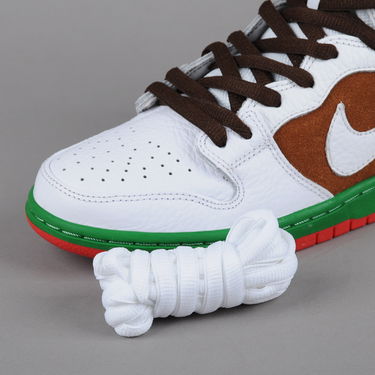 Sneakers og sko Nike SB Dunk High Premium Hvid | 313171-201, 5