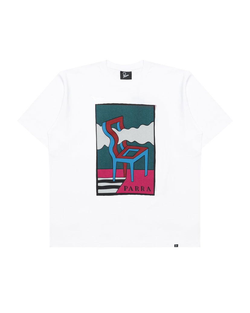 T-shirt By Parra Parra Smoke Chair Graphic T-Shirt Hvid | 53500
