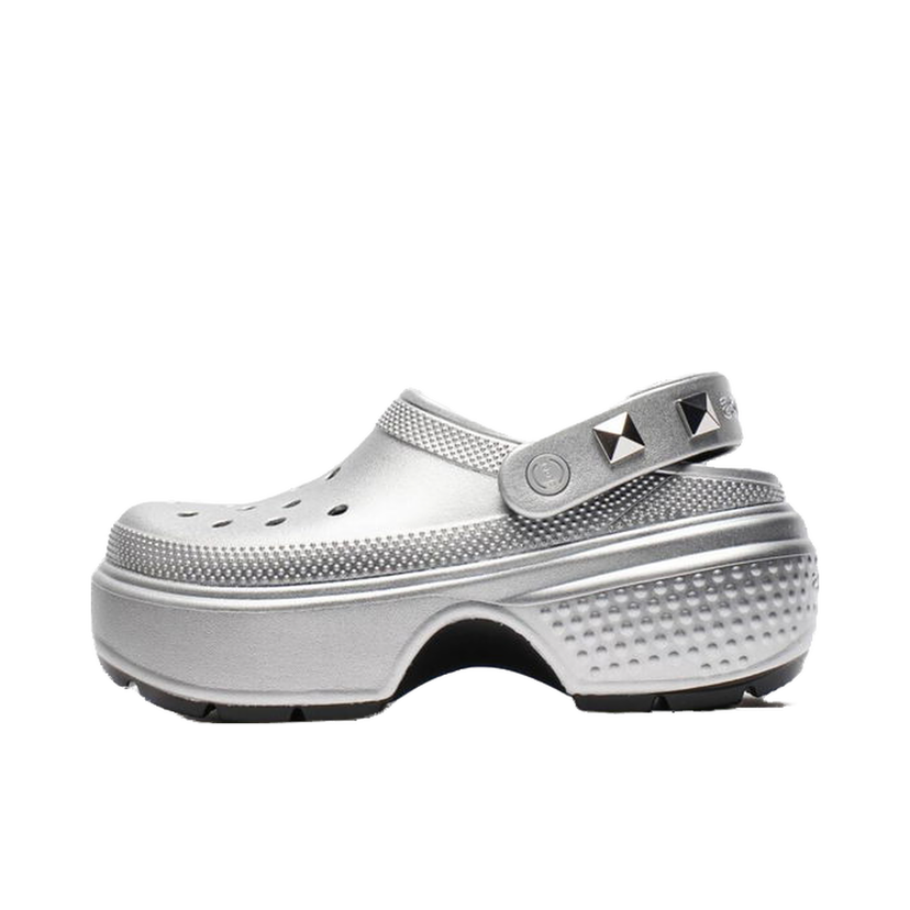 Sneakers og sko Crocs Stomp Metallic Clog Grå | 210362-040