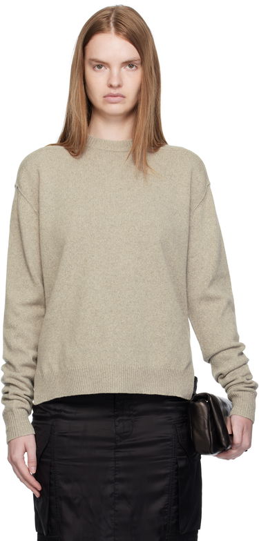 Sweater Rick Owens Rick Owens Concordians Round Neck Sweater Beige | RP02E4679 WSBR, 0