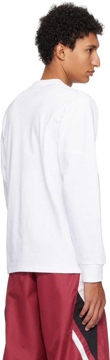 T-shirt BAPE A Bathing Ape College Long Sleeve T-Shirt Hvid | 001LTL301013M, 2