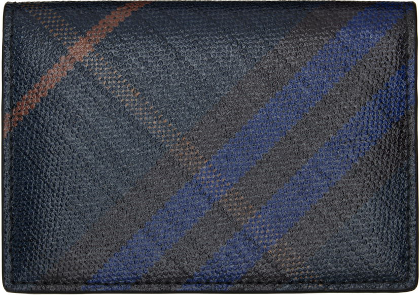 Tegnebog Burberry Check Folding Card Holder Flerfarvet | 8112448