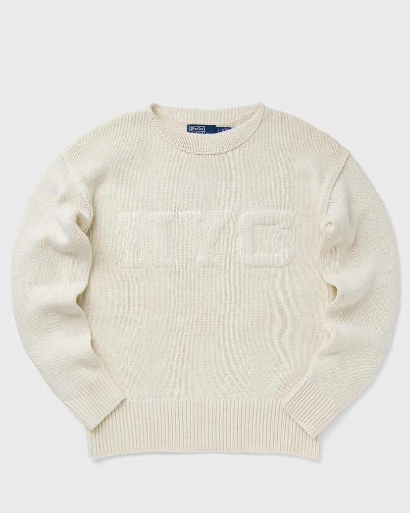 Sweatshirt Polo by Ralph Lauren LONG SLEEVE-PULLOVER Beige | 710941112001