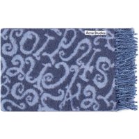 Tørklæde Acne Studios Volf Monogram Scarf Blå | CA0279-DJ1, 2