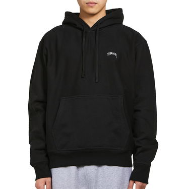 Sweatshirt Stüssy Stock Logo Hood Sort | 118469-0098, 0