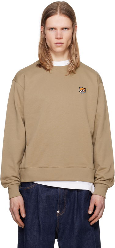 Sweater KENZO Kenzo Paris 'KENZO Happy Tiger' Embroidered Sweatshirt Brun | FF55SW2624MF, 0