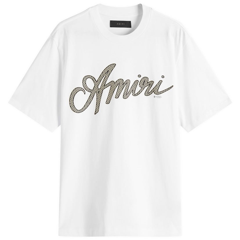 T-shirt AMIRI Amiri Script T-Shirt Size M Hvid | AMJYTE1193-100