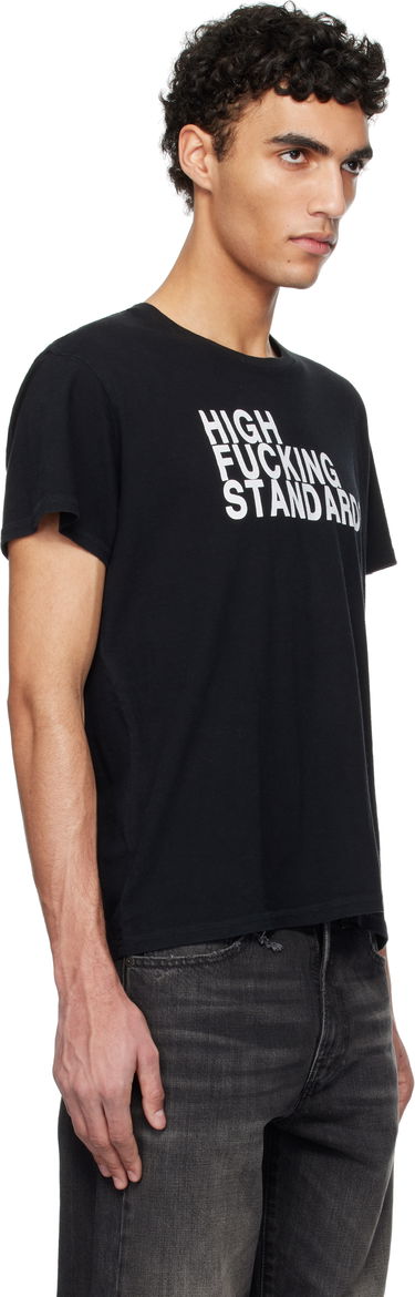 Crop top R13 R13 High F Standards T-Shirt Sort | R13WK001-K117A, 4