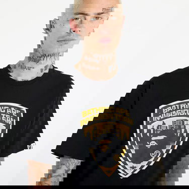 T-shirt BAPE Security Emblem Invasion Team T-shirt Sort | 001TEL801049MBLK, 2