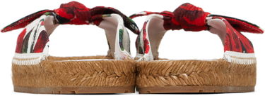 Tøj Dolce & Gabbana Dolce&Gabbana Espadrilles Flat Sandals Flerfarvet | CE0149 A6514, 1