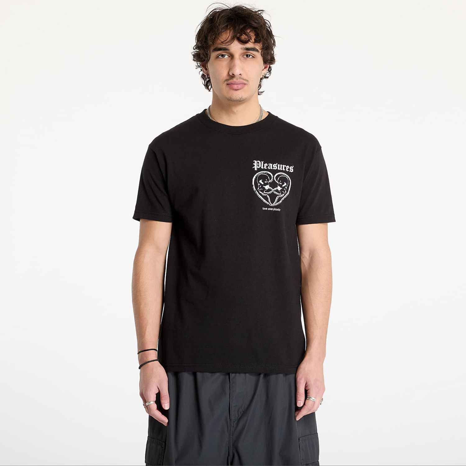 T-shirt Pleasures Connected Graphic T-Shirt Sort | P24W046 BLACK, 0