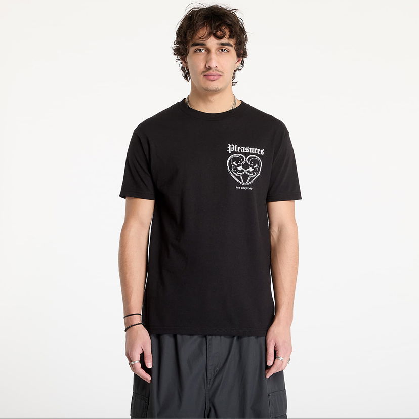 T-shirt Pleasures Connected Graphic T-Shirt Sort | P24W046 BLACK