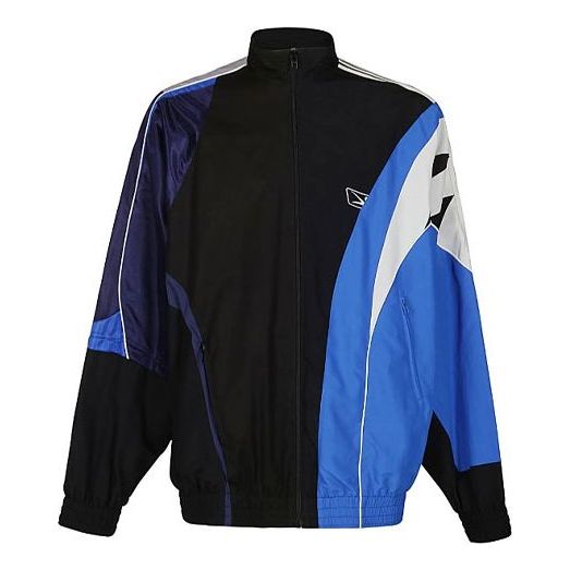 Vindjakke Balenciaga Split Tracksuit Jacket Blå | 658951TYB181000