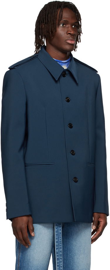 Jakke We11done We11done Regular Collar Jacket Mørkeblå | WD-JK1-22-084-M-NV, 1