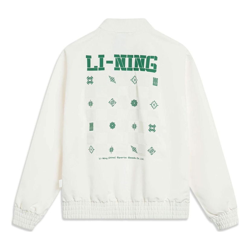 Bomberjakke Li-Ning Culture Jacket Hvid | AJDT361-1