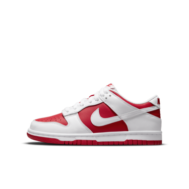 Sneakers og sko Nike Dunk Low "White University Red" GS Rød | CW1590-600, 0