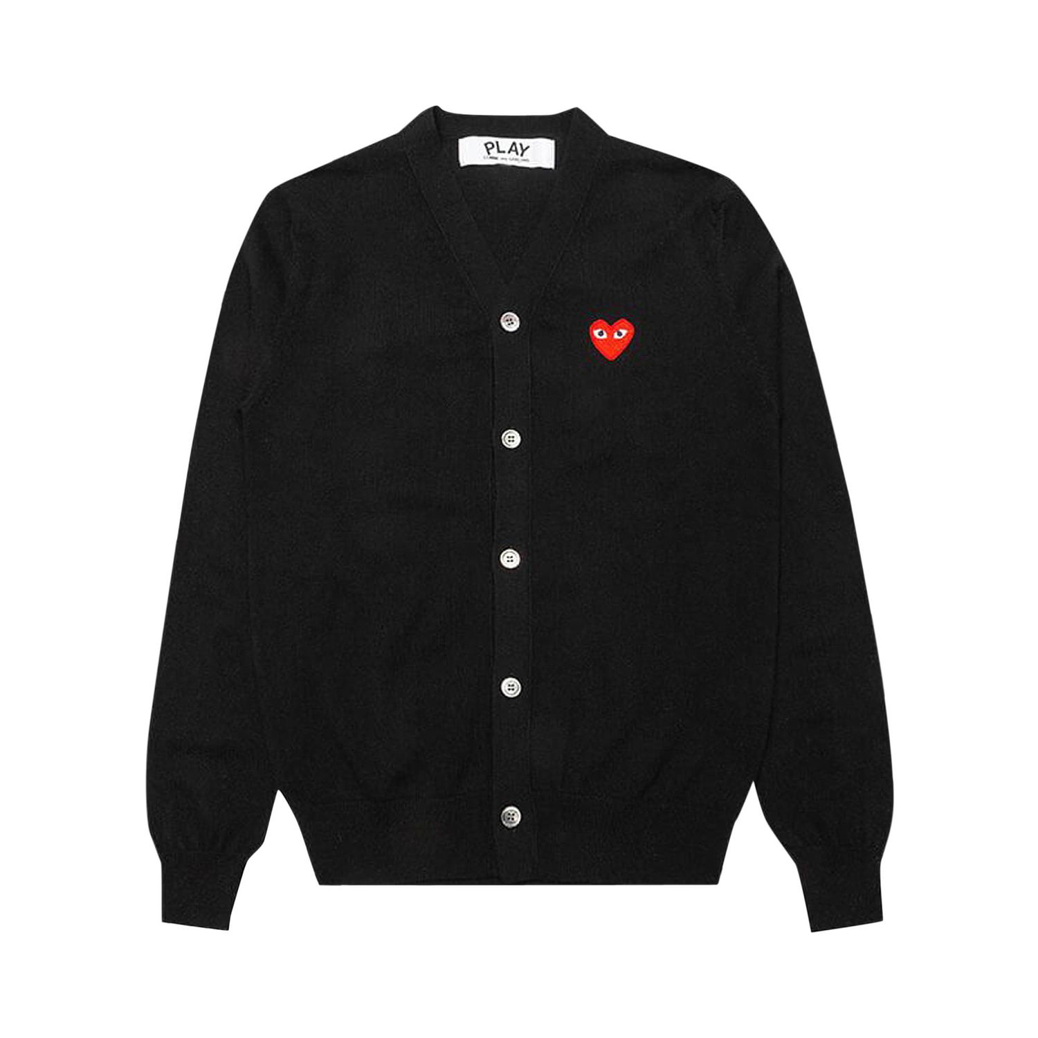 Sweater Comme des Garçons PLAY Knit Cardigan Sort | AZ N008 051 1, 1