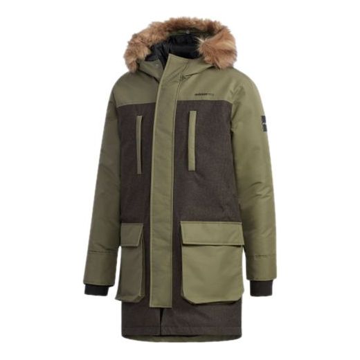 Parka adidas Originals STRT Down PRK Sports Hooded Down Jacket Grøn | EI4396