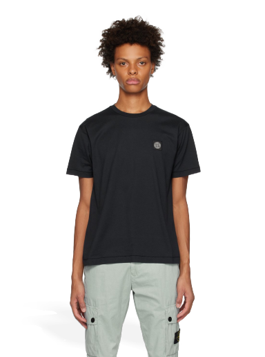 T-shirt Stone Island Patch T-Shirt Mørkeblå | 101524113