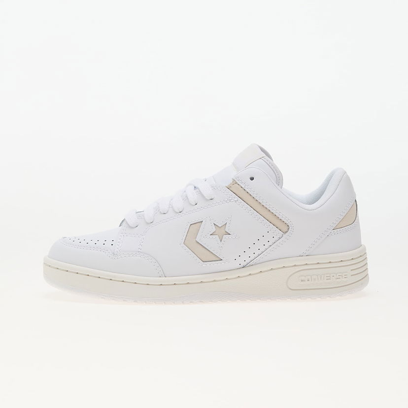 Basketball Converse Weapon Leather Hvid | A11574C