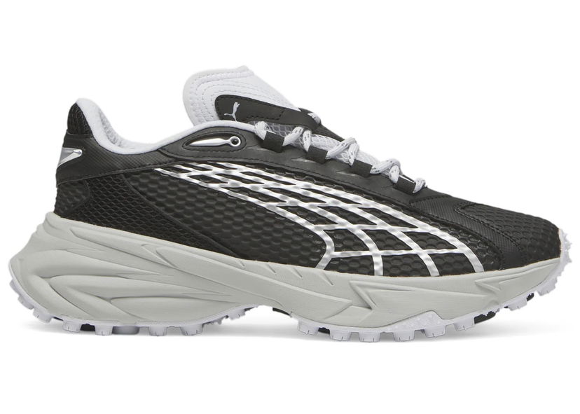 Tøj Puma Spirex Speed Black Silver Grå | 397263-02