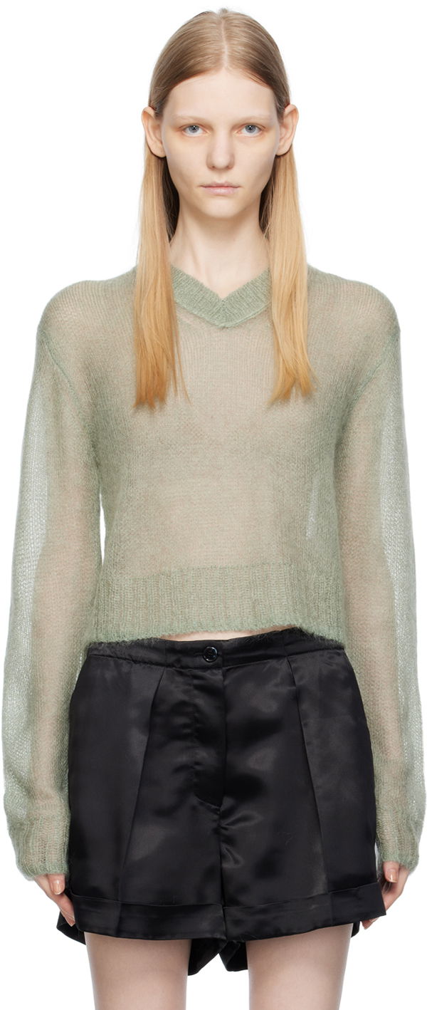 Sweater Acne Studios V-Neck Grå | A60455-, 0