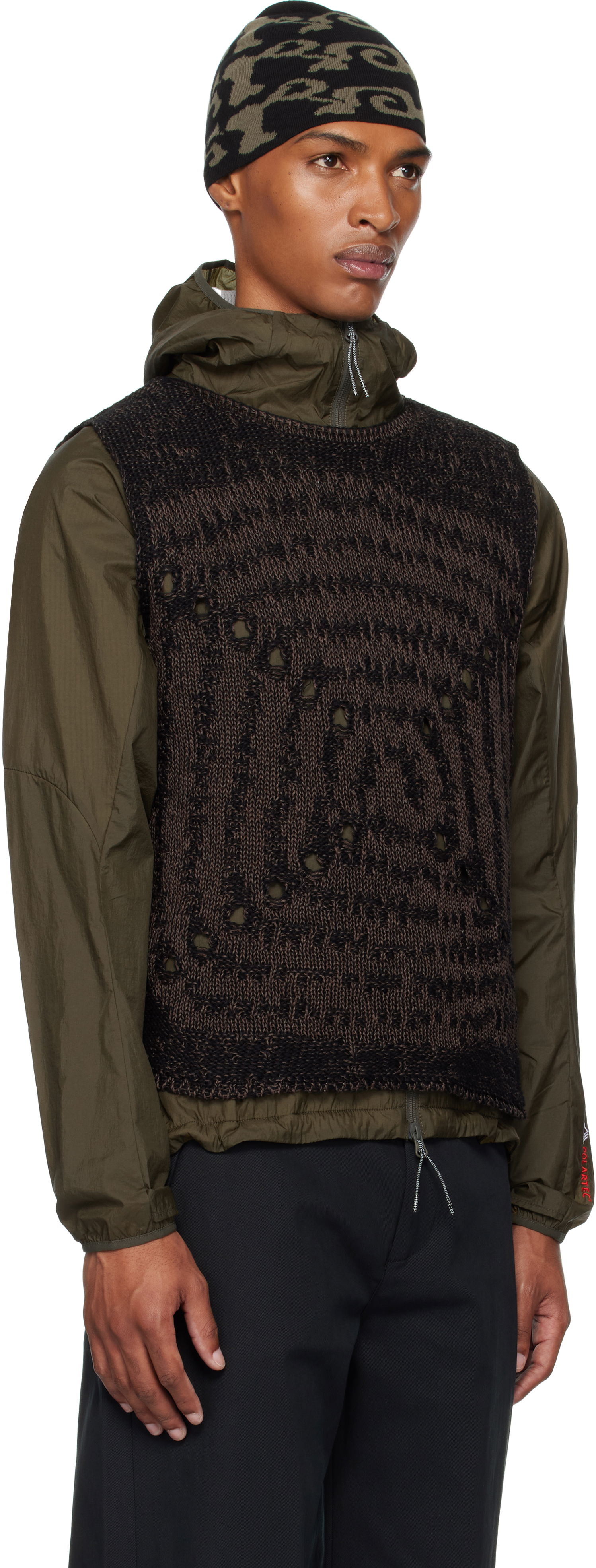 Vest ROA ROA Vortex Crewneck Vest Grøn | RBMW0374YA41, 1