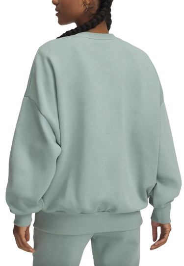 Sweatshirt Under Armour Under Armour Rival Fleece OS Crew Sweatshirt Grøn | 1386463-348, 2