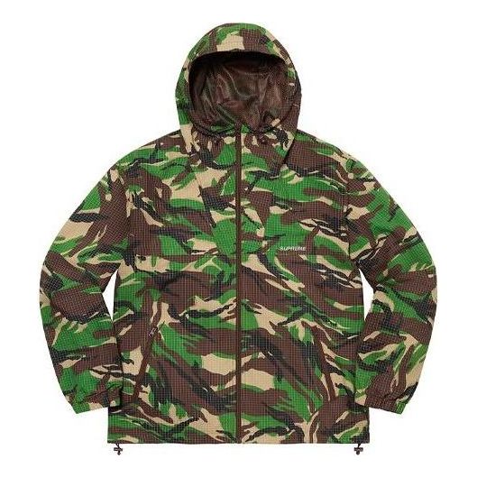 Vindjakke Supreme Support Unit Nylon Ripstop Jacket Grøn | SUP-FW21-166, 0