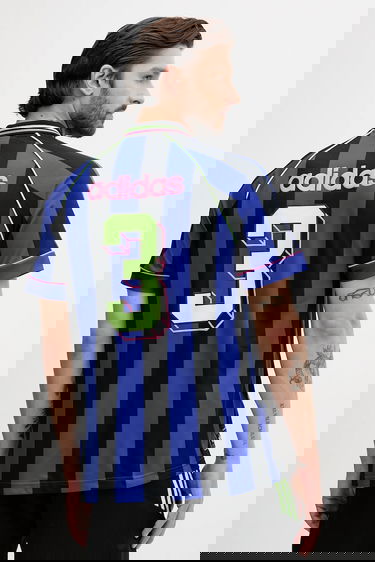 Jersey adidas Performance Striped Soccer Jersey Blå | KD2307, 2