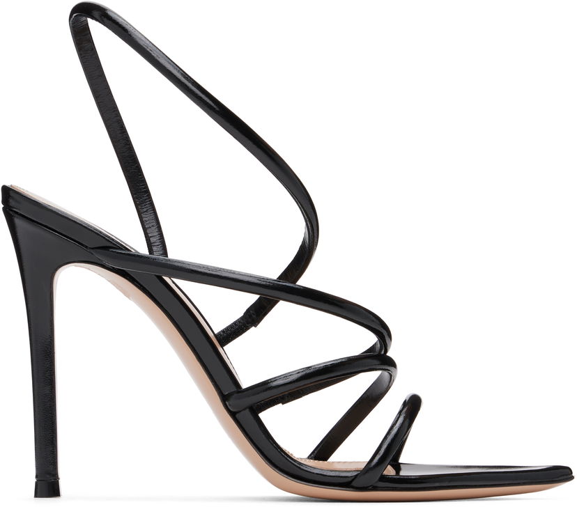 Sneakers og sko Gianvito Rossi Ettie Heeled Sandals Sort | G32441-15RIC-NUI