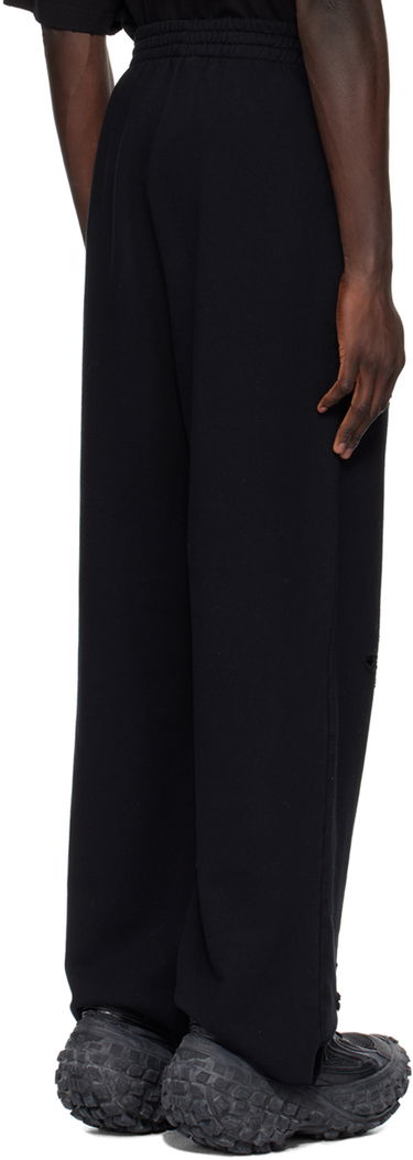 Joggingbukser We11done We11done Distressed Sweatpants Sort | WD-TA1-24-812-U-BK, 2