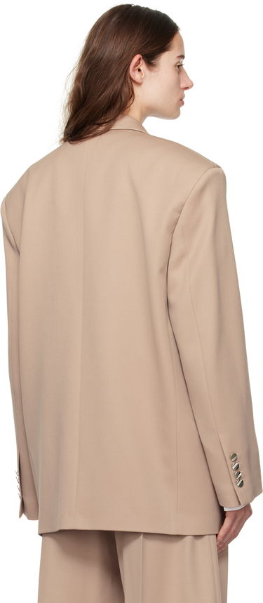 Frakker The Attico Attico Glen Blazer Beige | 241WCG46 W046, 2