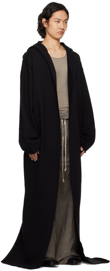 Sweater Rick Owens Rick Owens DRKSHDW Hollywood Dragging Hoodie Sort | DU01E3277 F, 1