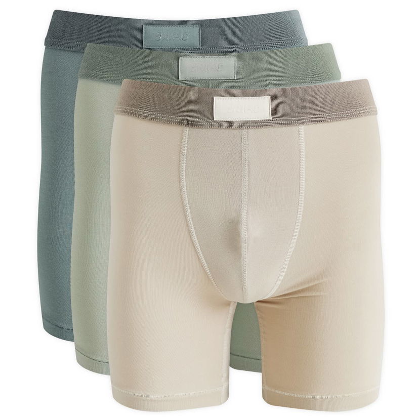 Boksere SKIMS 5" Boxer Brief 3-Pack Flerfarvet | BO-BBR-5635M-ST