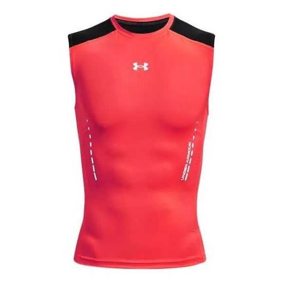Tanktop Under Armour HeatGear Vent Comp Sleeveless Rød | 1370656-628, 0