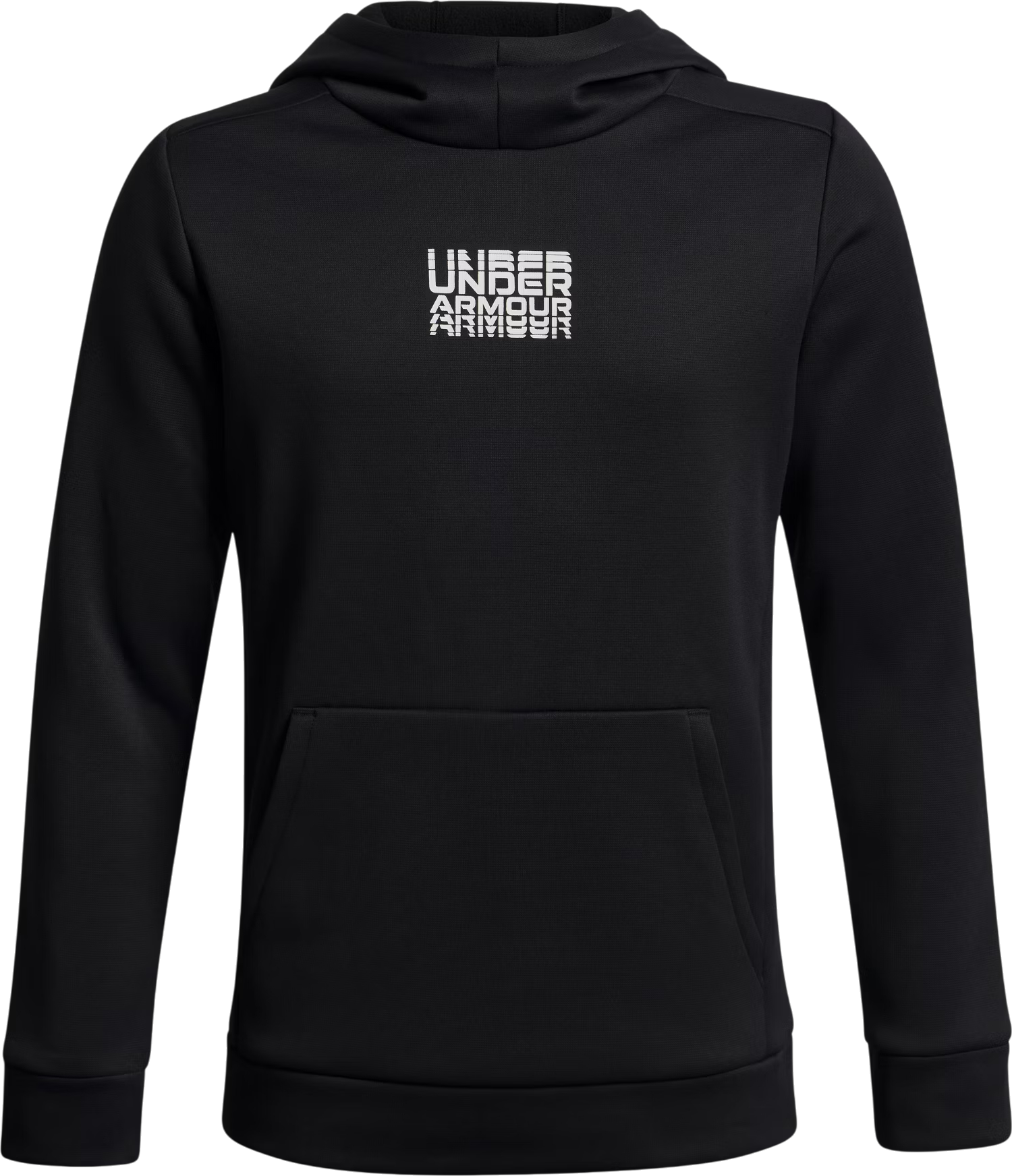 Sweatshirt Under Armour Armour Fleece® Retro Graphic Hoodie Sort | 6003812-001, 0