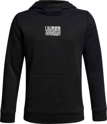 Sweatshirt Under Armour Armour Fleece® Retro Graphic Hoodie Sort | 6003812-001, 0
