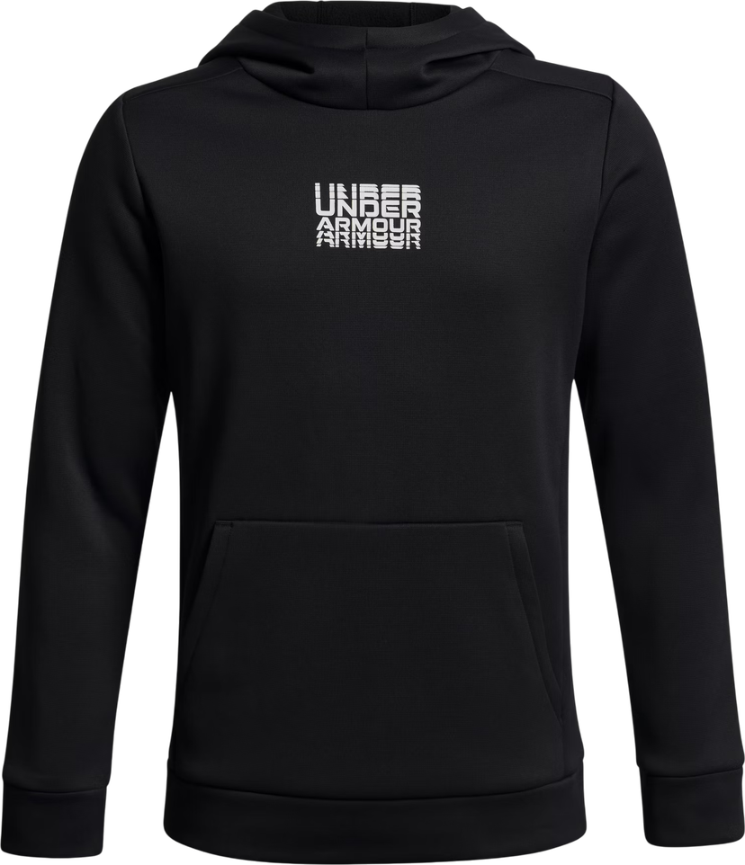 Sweatshirt Under Armour Armour Fleece® Retro Graphic Hoodie Sort | 6003812-001