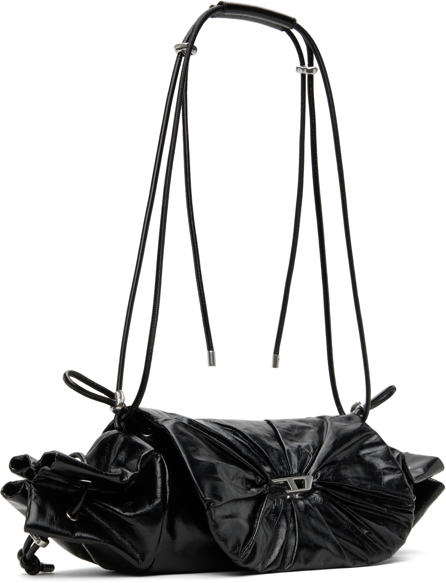 Skuldertaske Diesel Scrunch Shoulder Bag Sort | X10182 P1003, 1