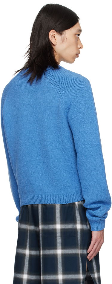 Sweater Acne Studios Blue Crewneck Sweater Blå | B60382-, 2